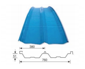 YX51-380-760型(弧型瓦)